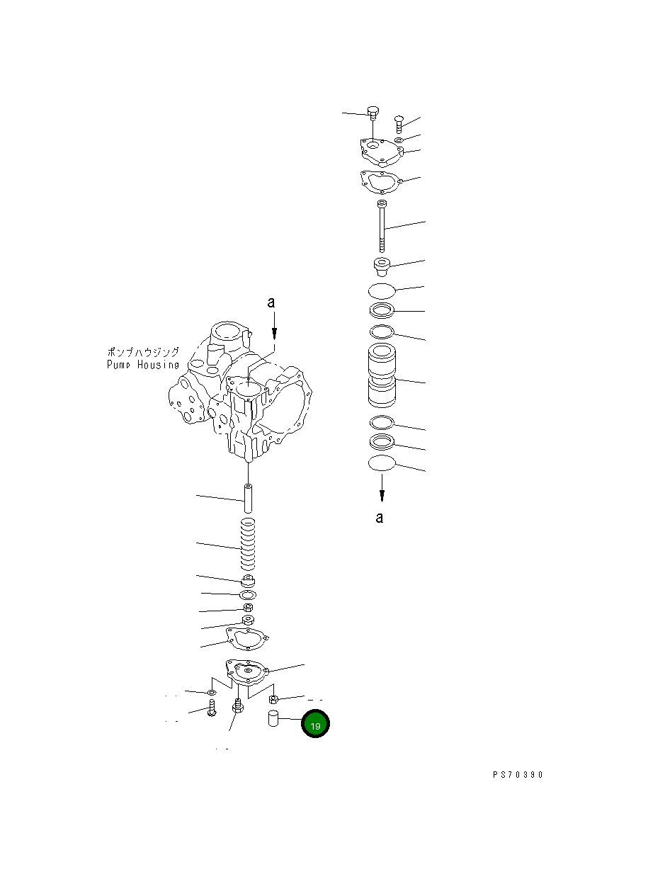 Крышка 258-81-21260  Komatsu