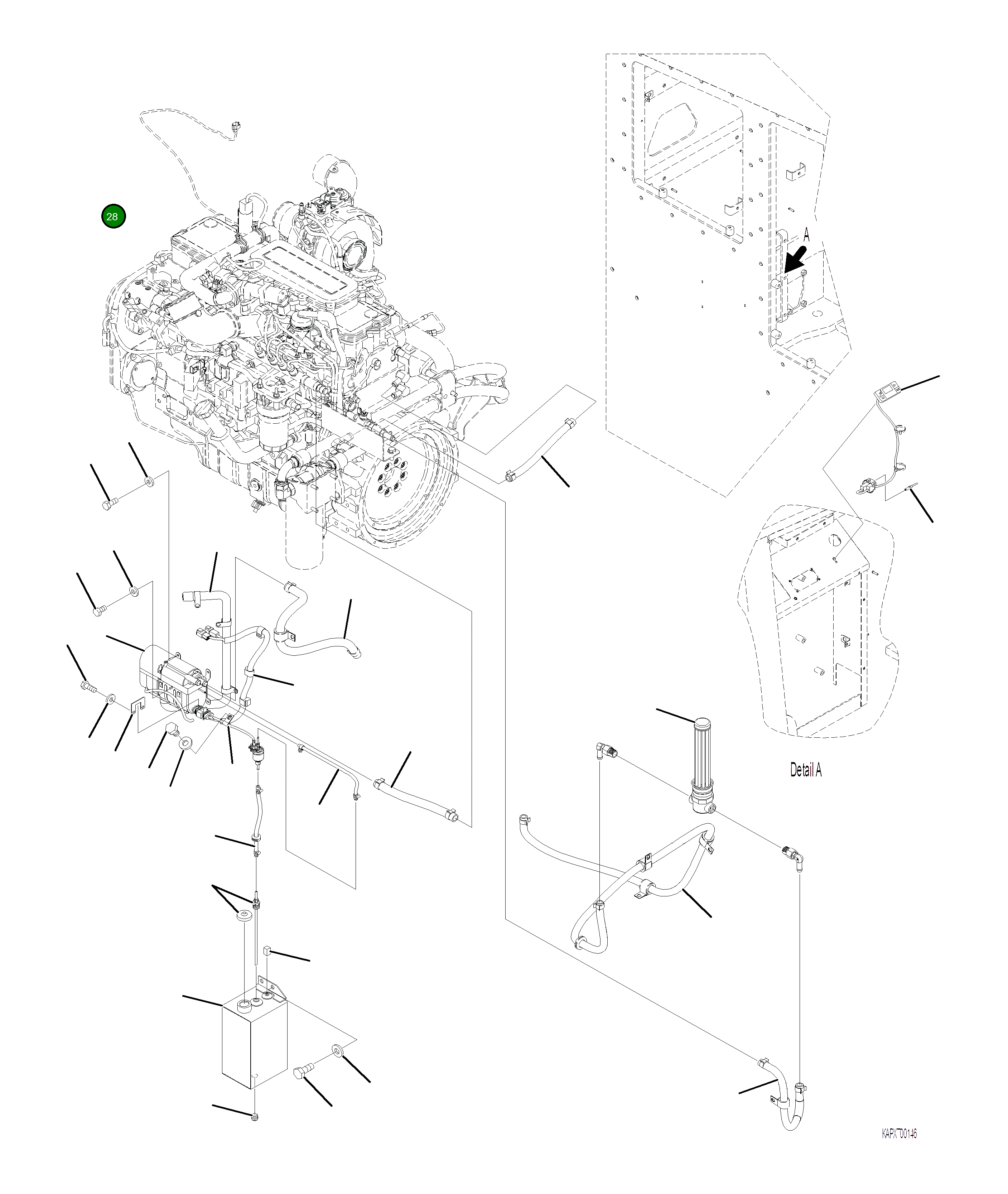 Крышка 4A1-01-22571 Komatsu