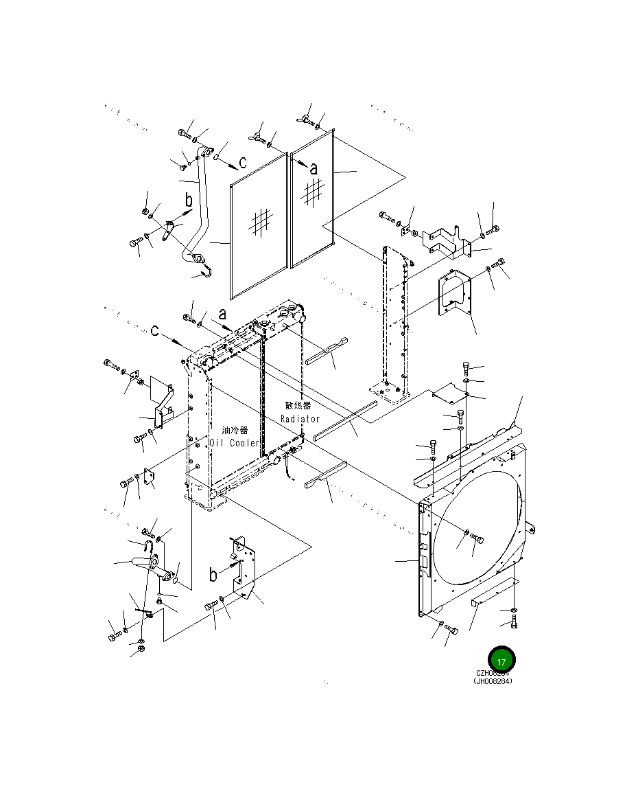 Крышка 207-03-72211 Komatsu