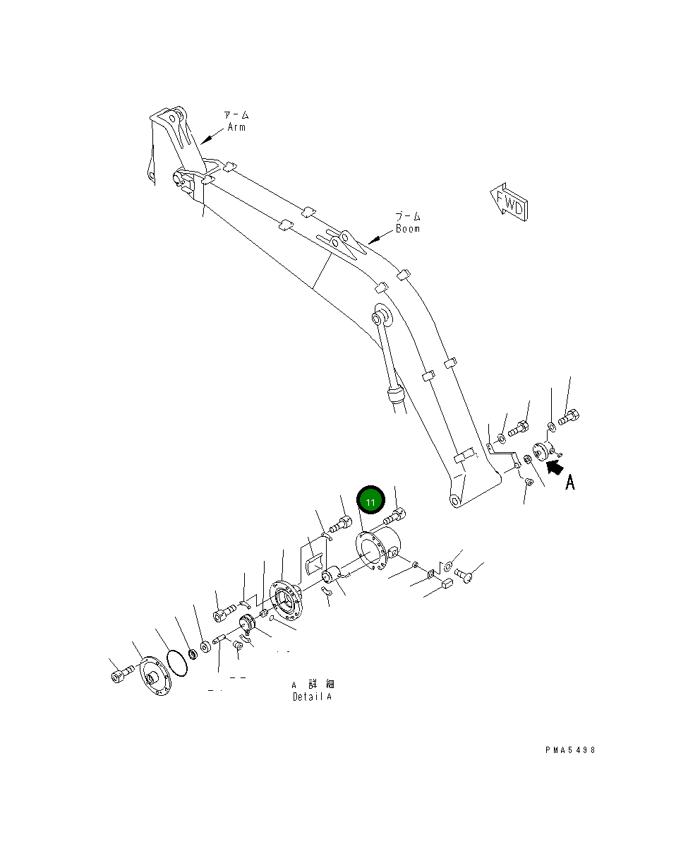 Крышка 20Y-06-22252 Komatsu