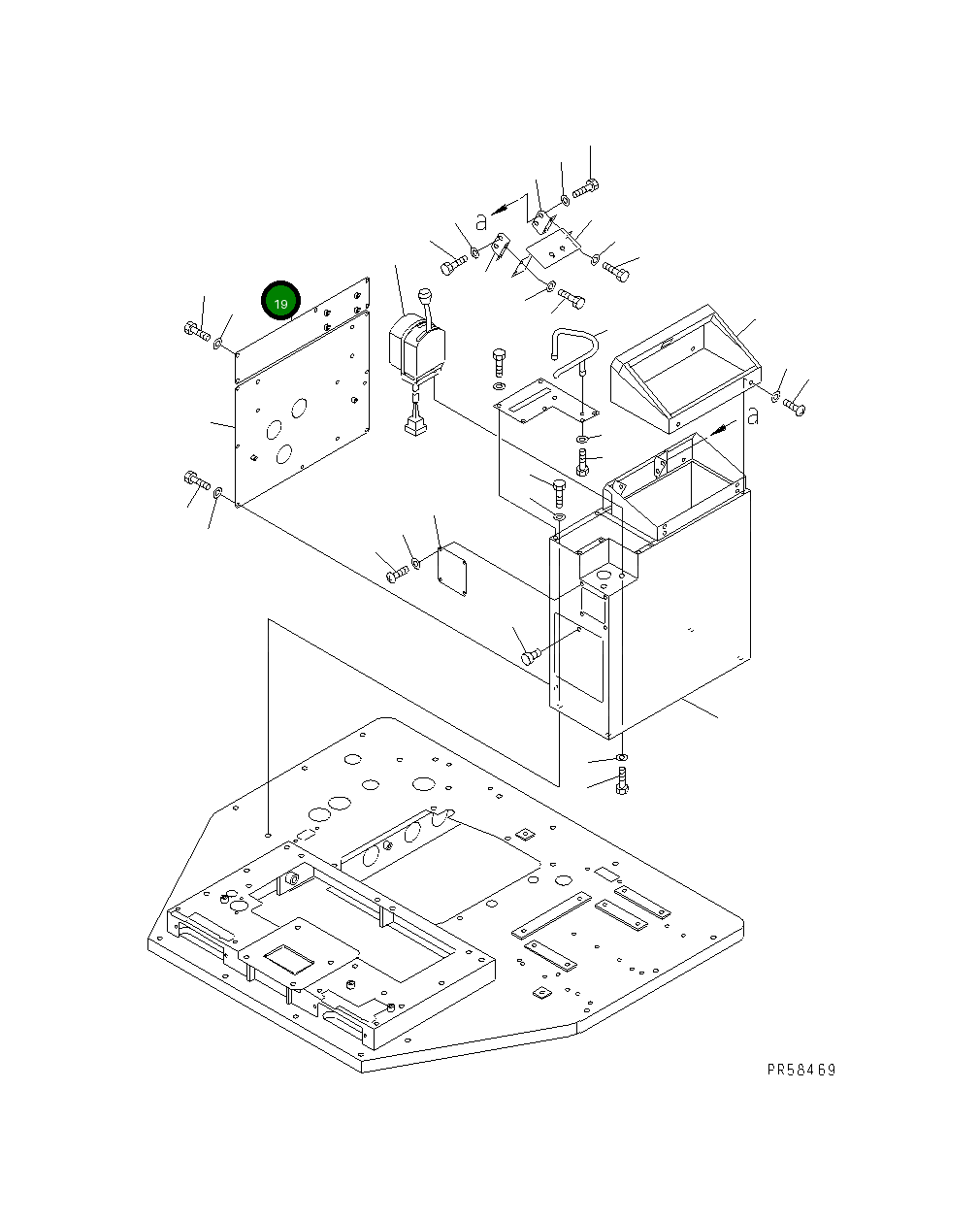 Крышка 234-54-51251  Komatsu