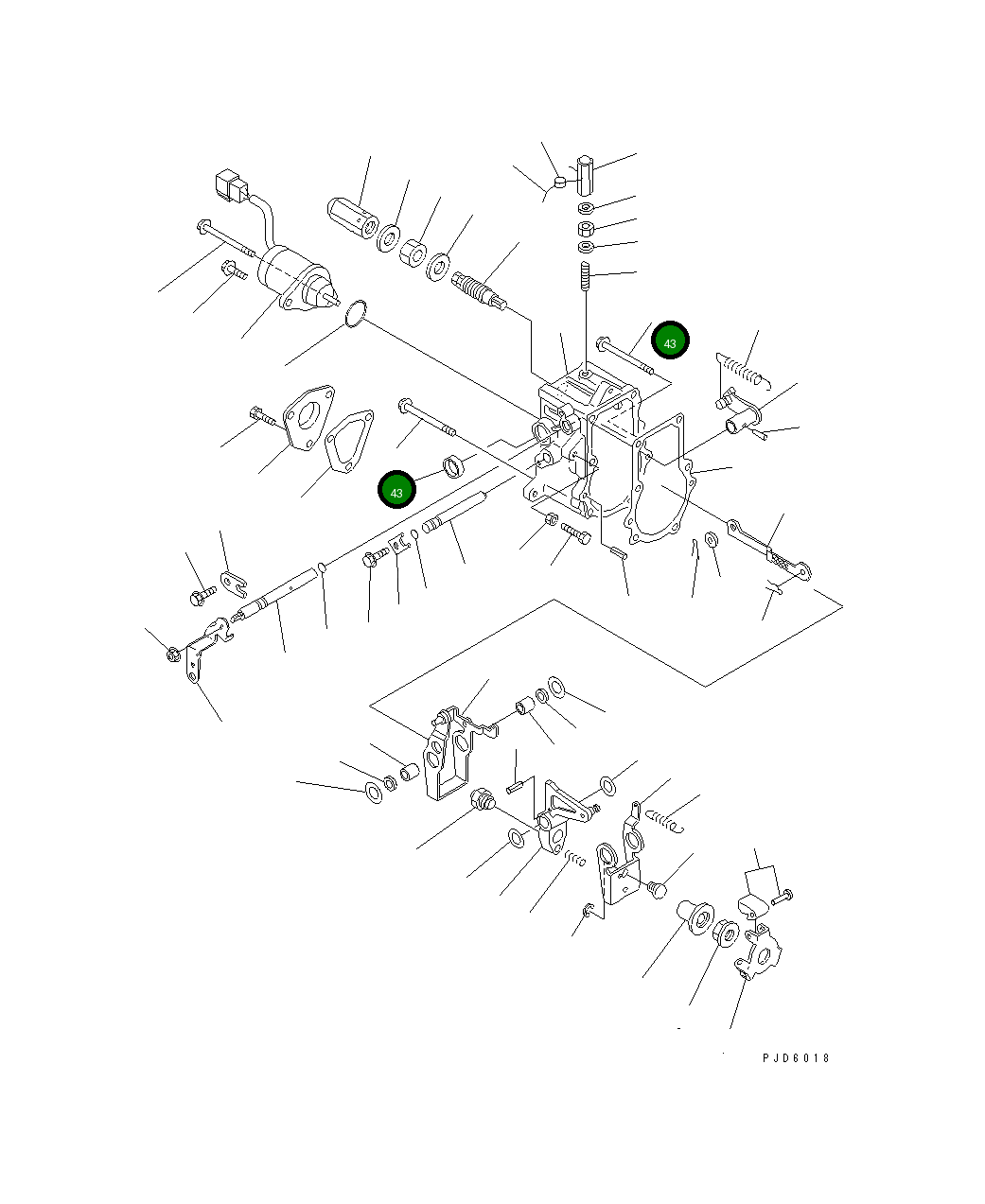 Болт 456-764 Komatsu