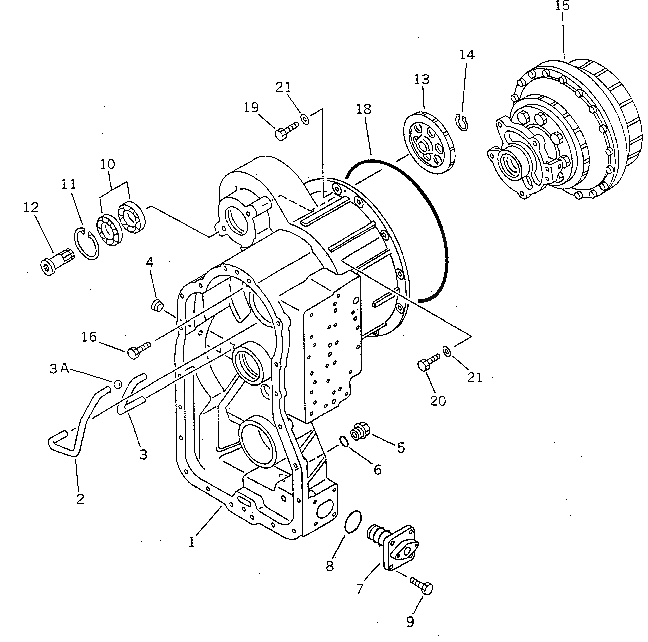 Кольцо уплотнительное (O-Ring) 415-15-18911  Komatsu