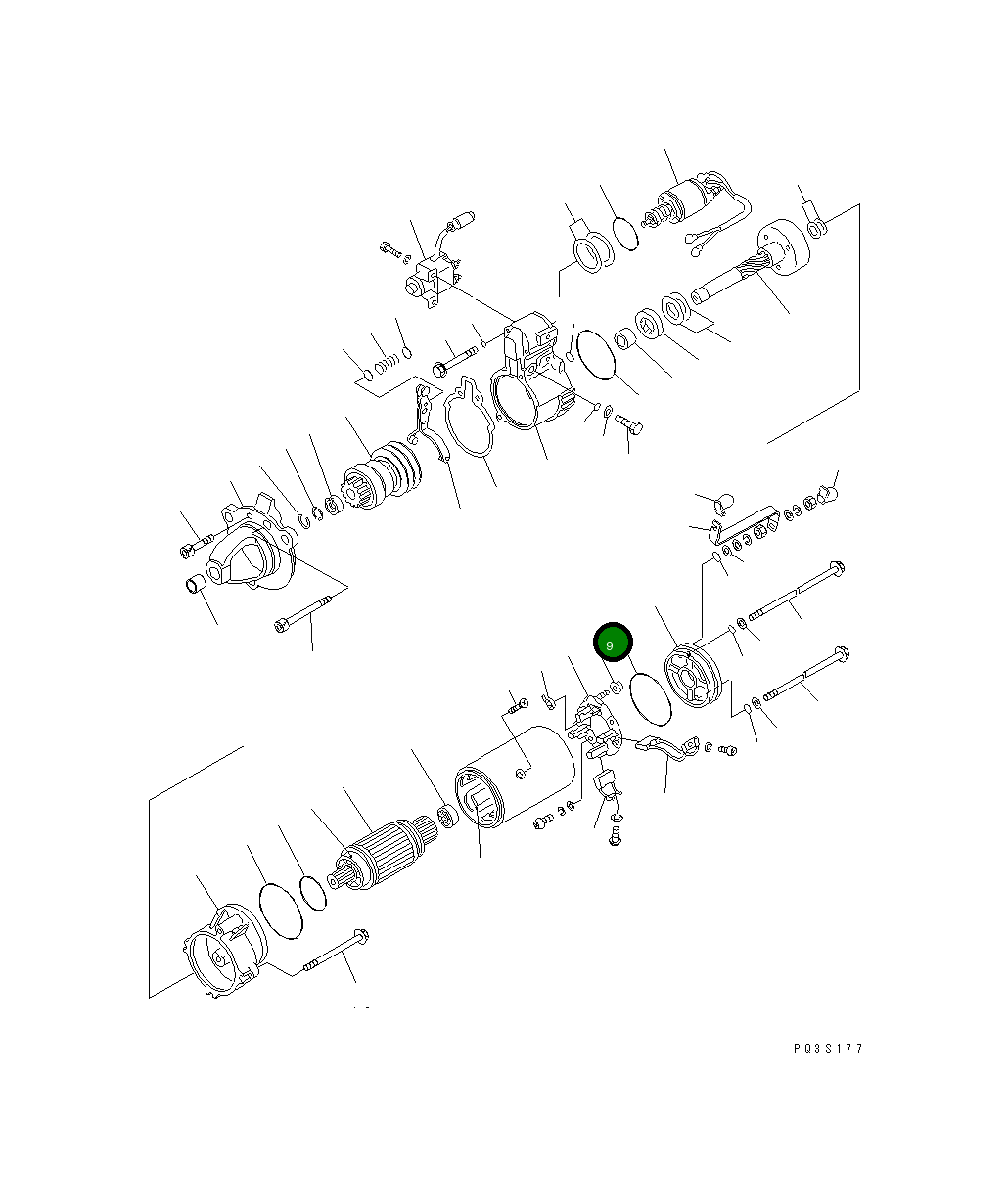 Кольцо уплотнительное (O-Ring) SD6414-04250X0 Komatsu