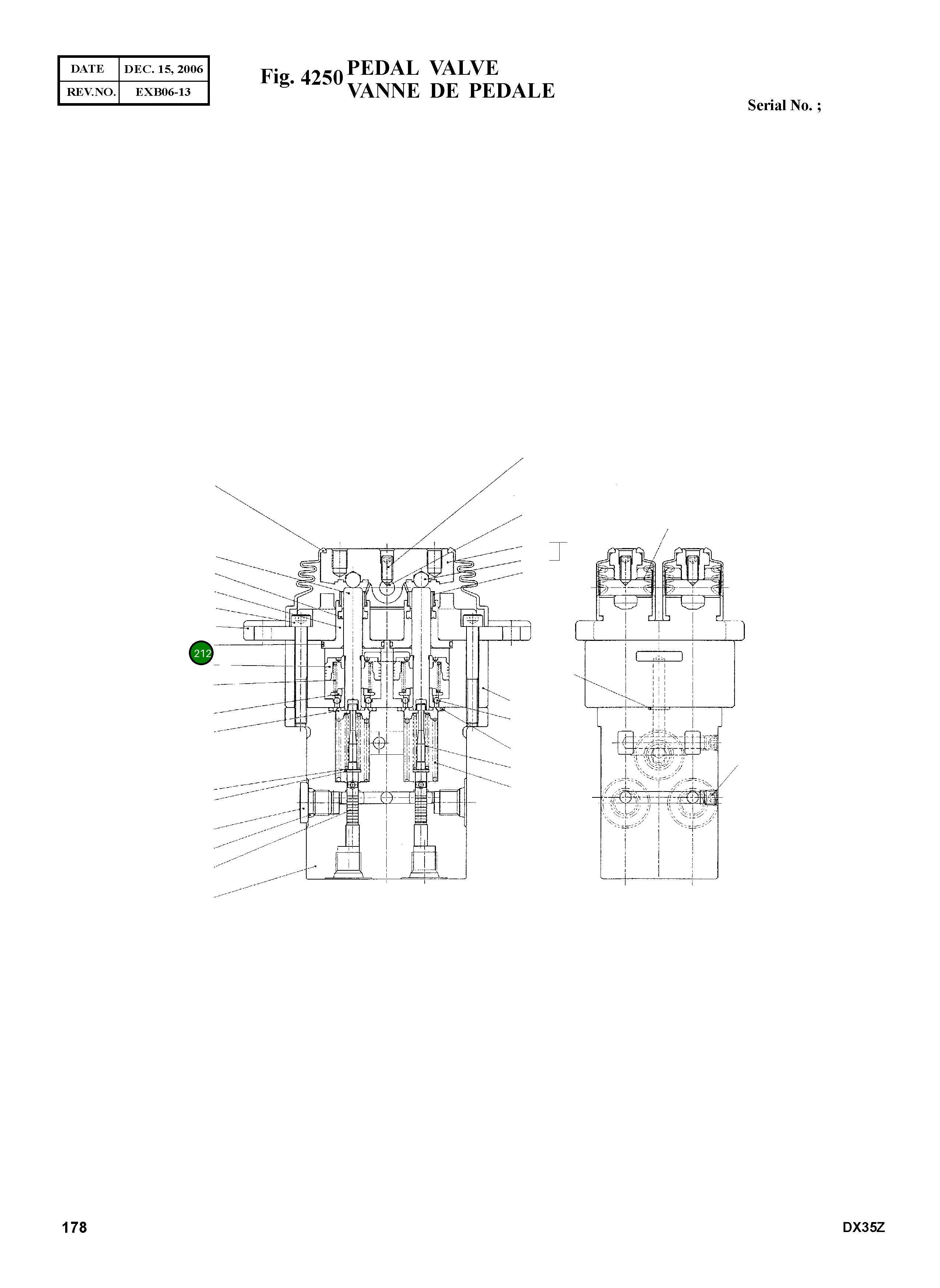 Кольцо уплотнительное (O-Ring) 2180-1216D25 Komatsu
