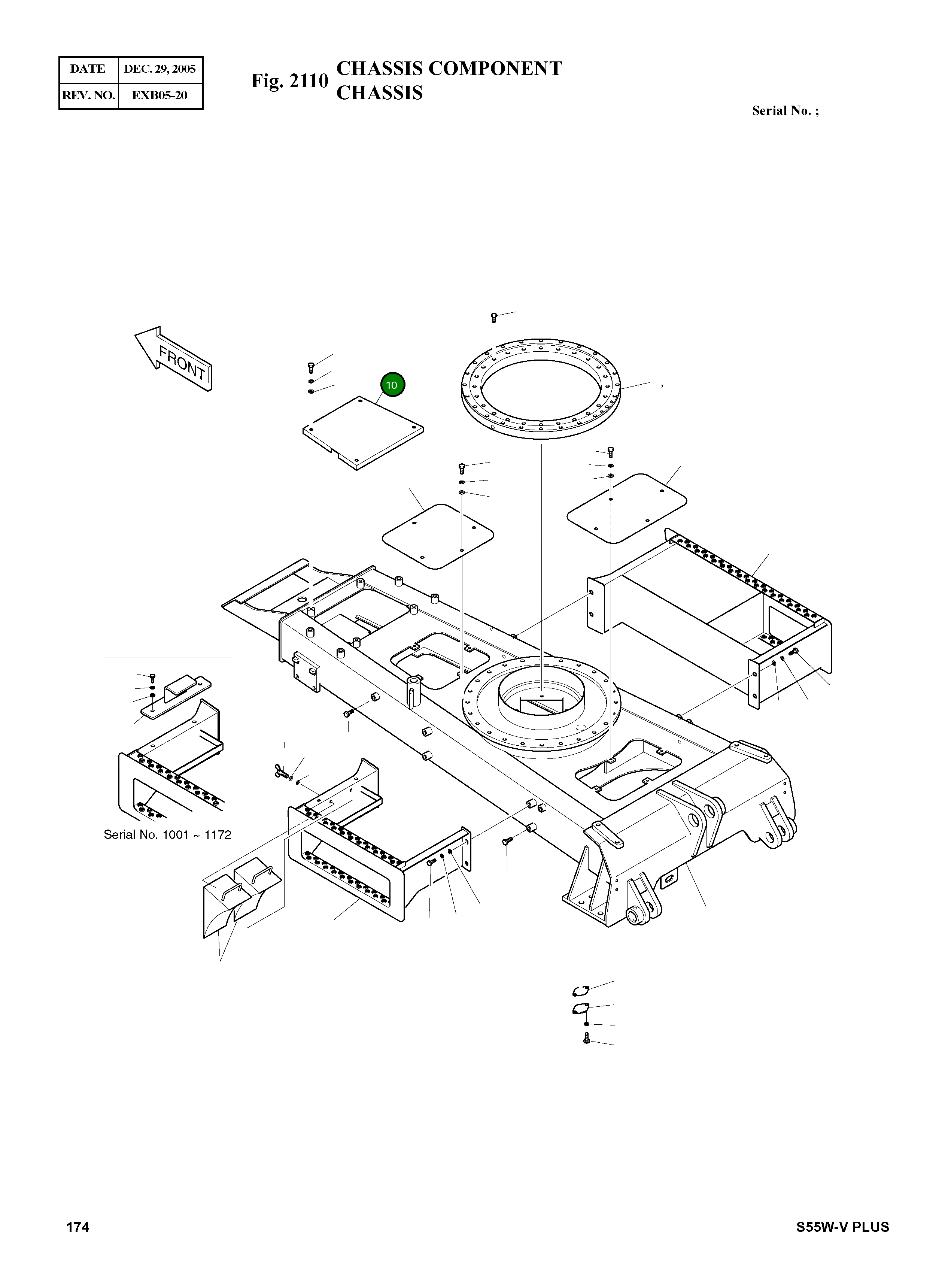Крышка 621-02429A  Komatsu