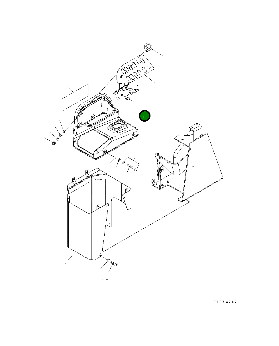 Крышка 423-43-48310  Komatsu