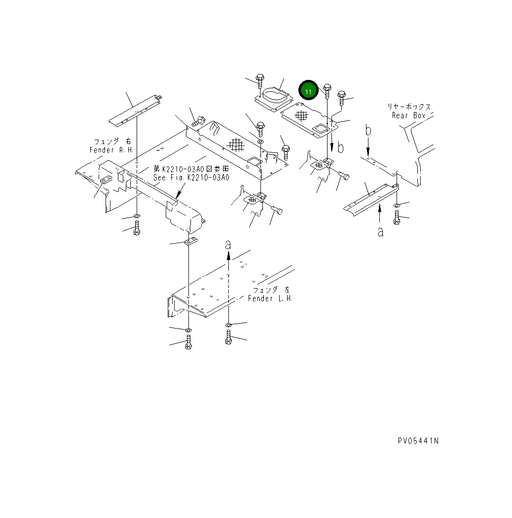 Болт 144-54-81120 Komatsu