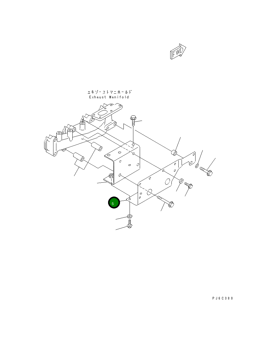 Крышка 6737-81-8791 Komatsu