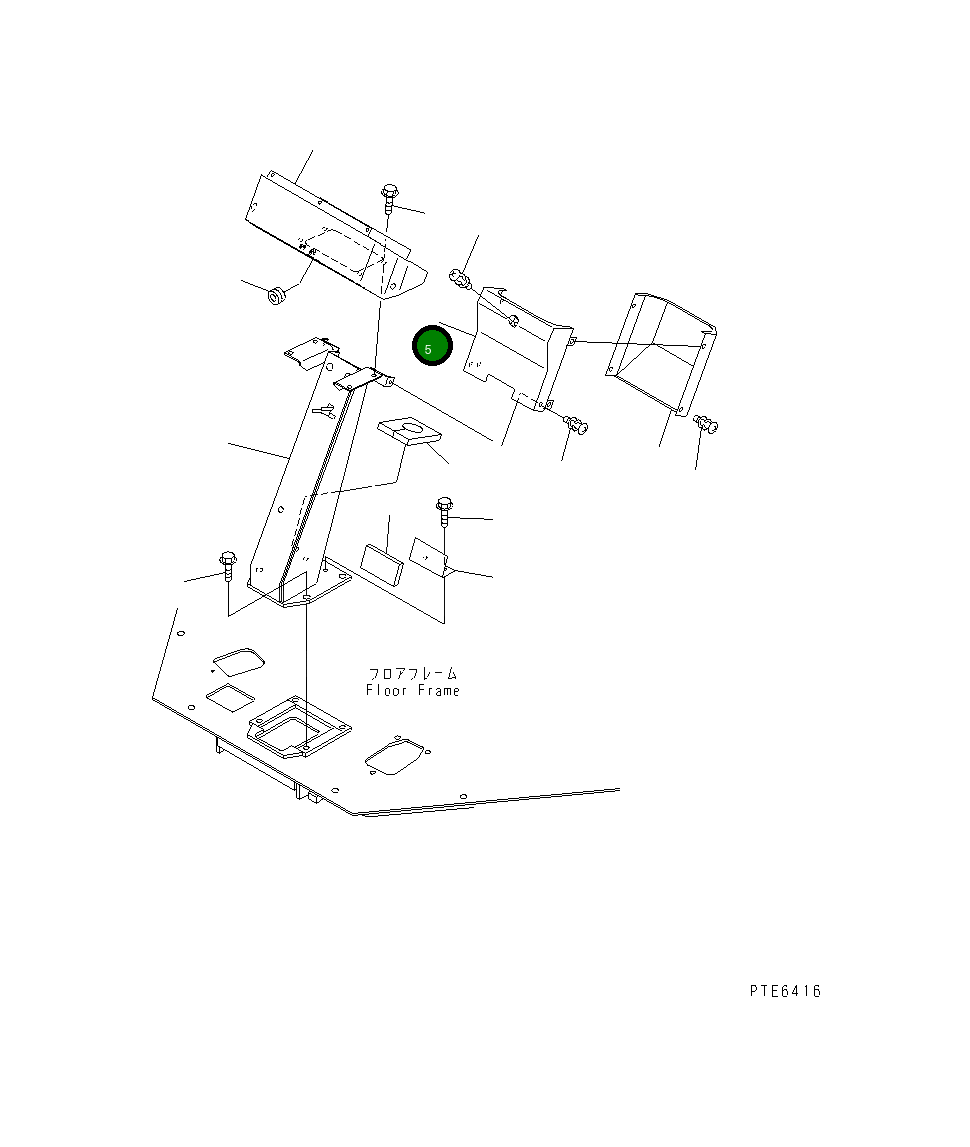Крышка 419-54-22171 Komatsu