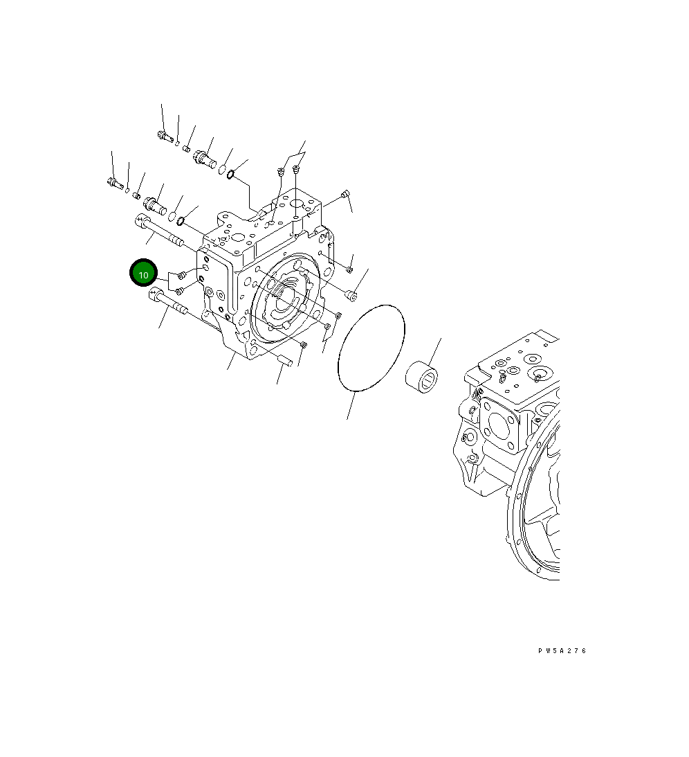 Болт 01253-61620 Komatsu