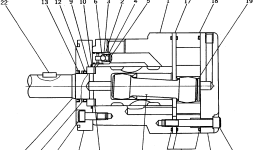 Кольцо уплотнительное (O-Ring) 21S-60-13330 Komatsu