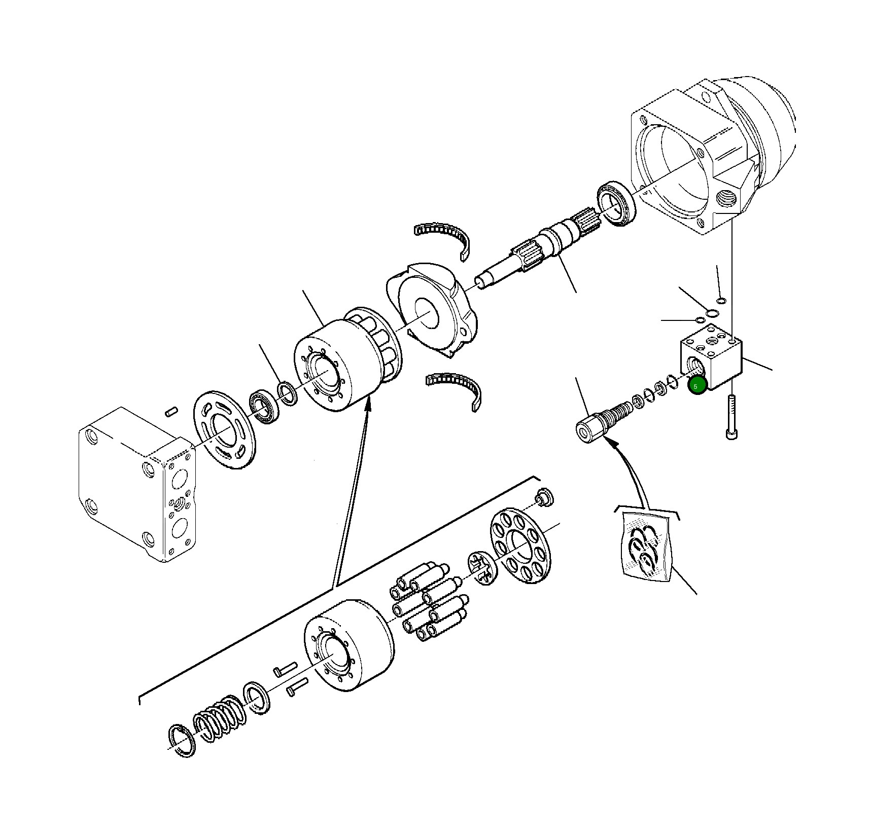 Кольцо уплотнительное (O-Ring) 21D-60-15570 Komatsu