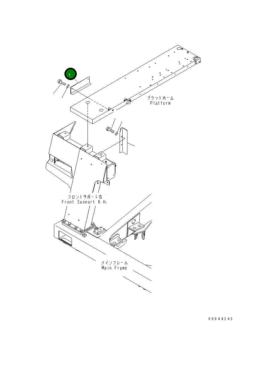 Крышка 569-06-88380 Komatsu