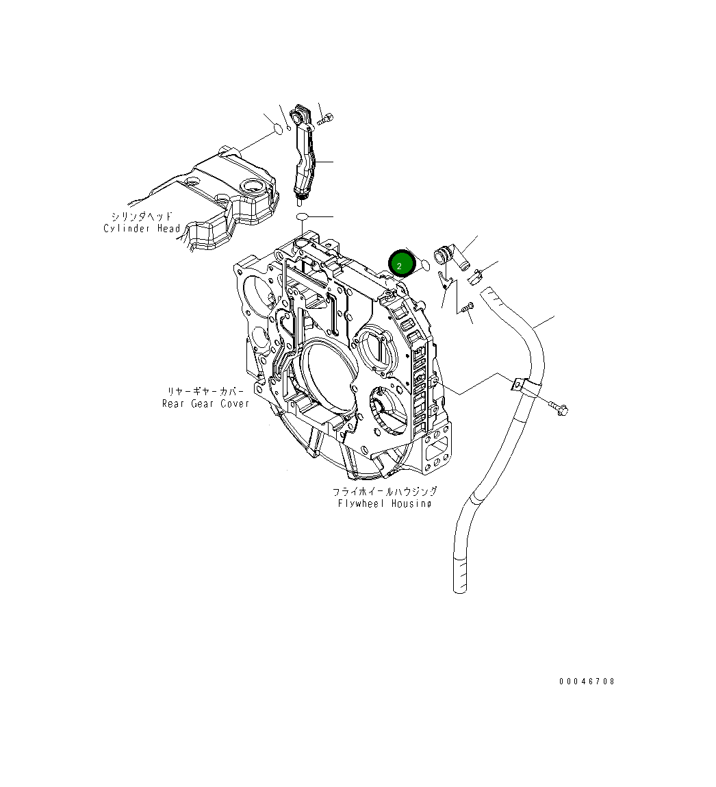 Кольцо уплотнительное (O-Ring) 1241155H1 Komatsu