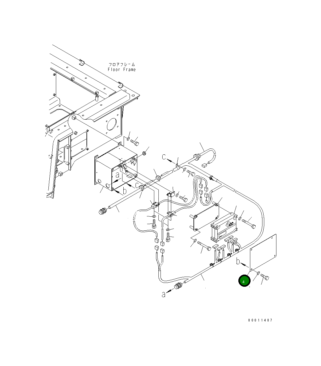 Крышка 198-06-62630  Komatsu
