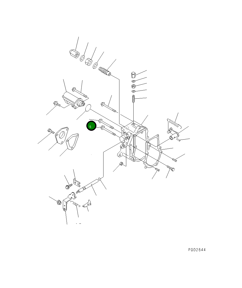 Болт YM26106-060702 Komatsu