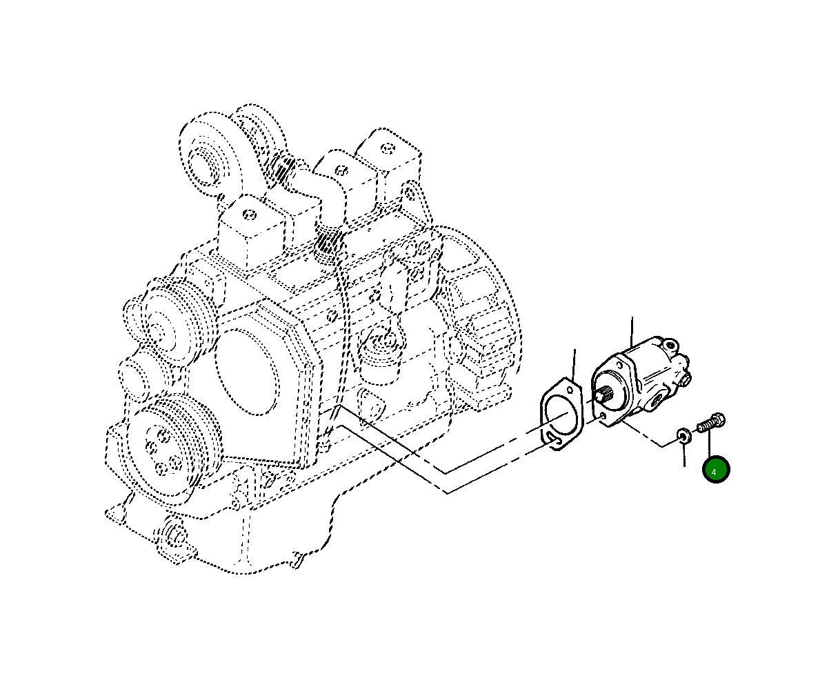 Болт 121 176  Komatsu