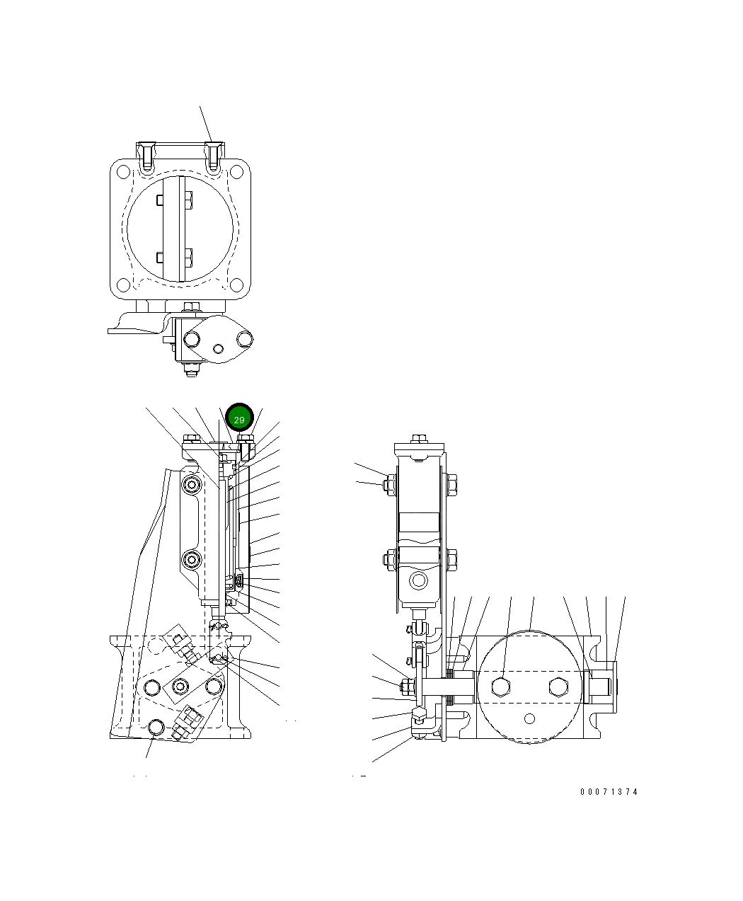 Кольцо уплотнительное (O-Ring) MY1173-0016 Komatsu