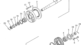 Кольцо уплотнительное (O-Ring) 07000-45330 Komatsu