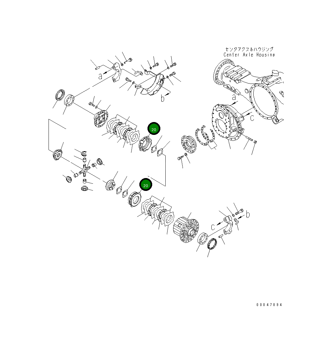 Кольцо 56D-22-27130  Komatsu