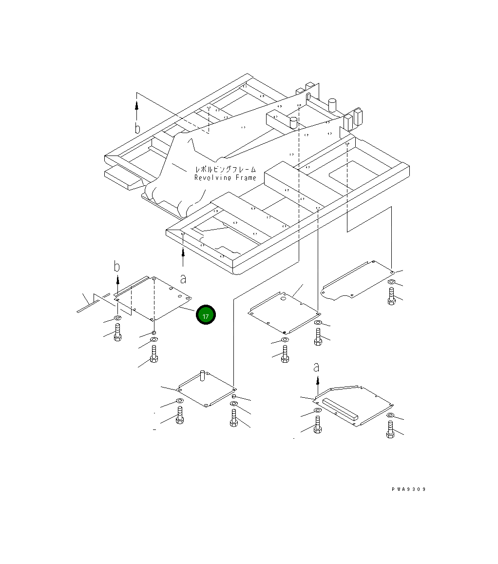 Крышка 203-54-62574 Komatsu