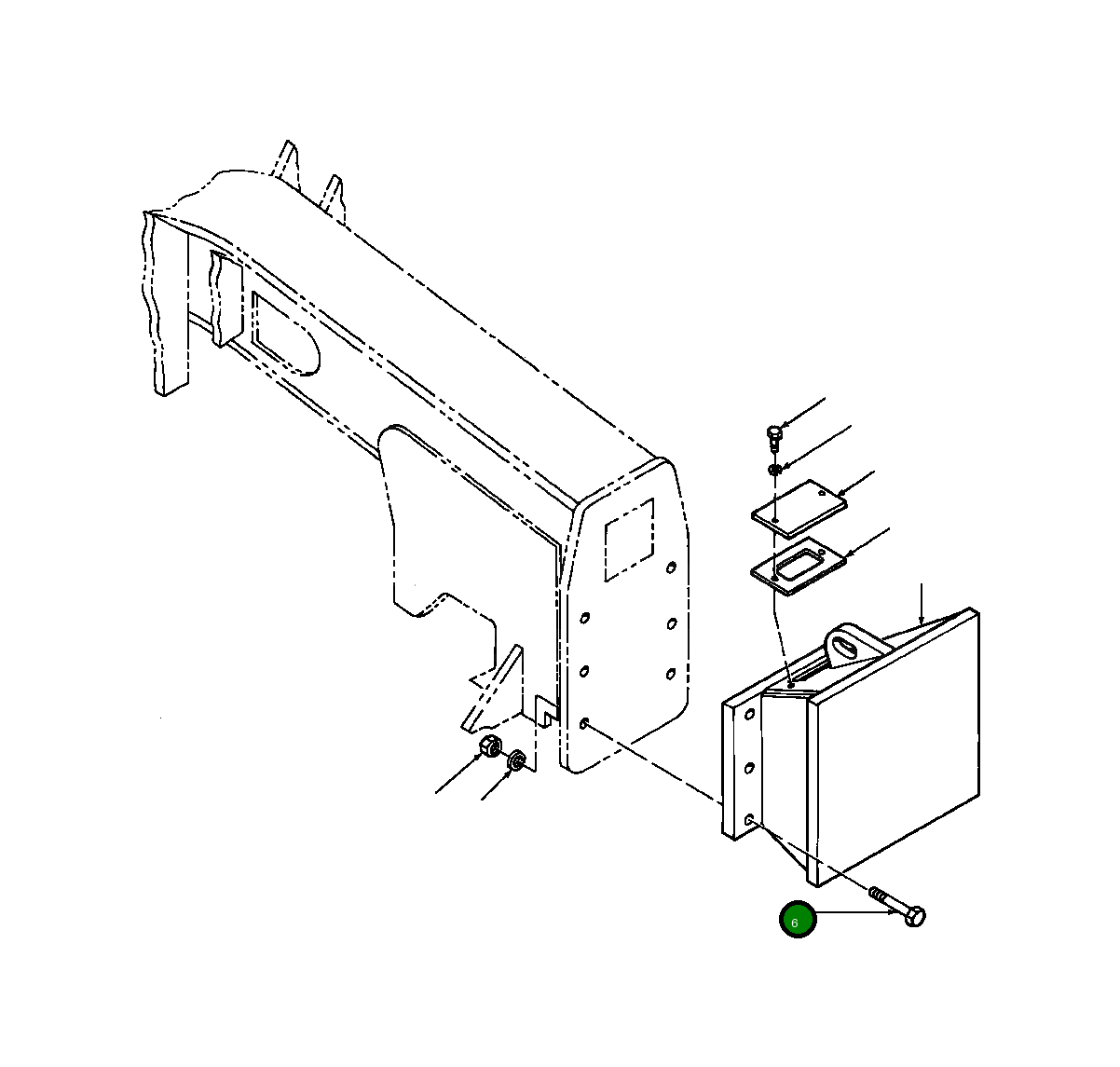 Болт 28 549 Komatsu