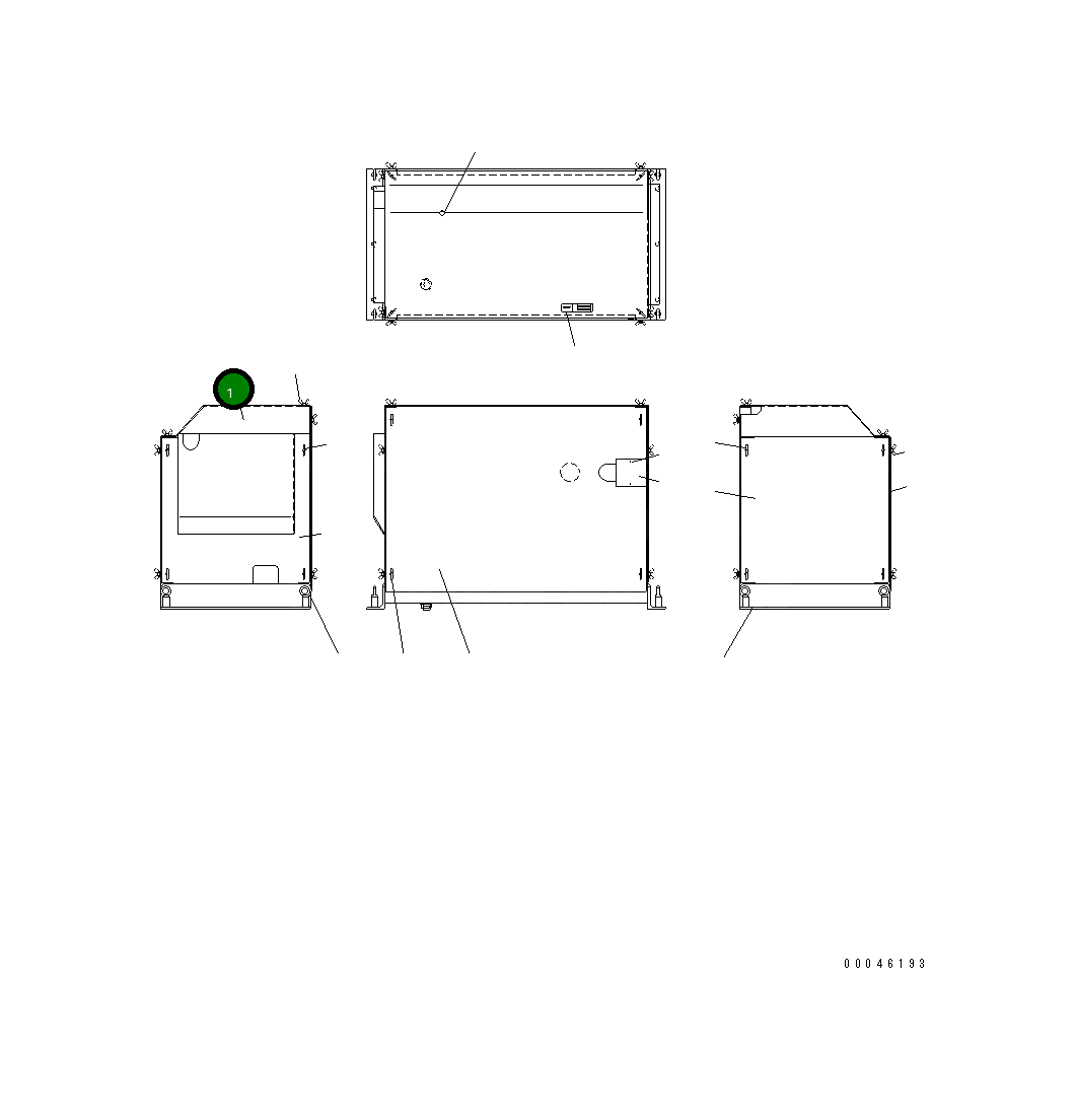 Крышка 6240-71-9111 Komatsu