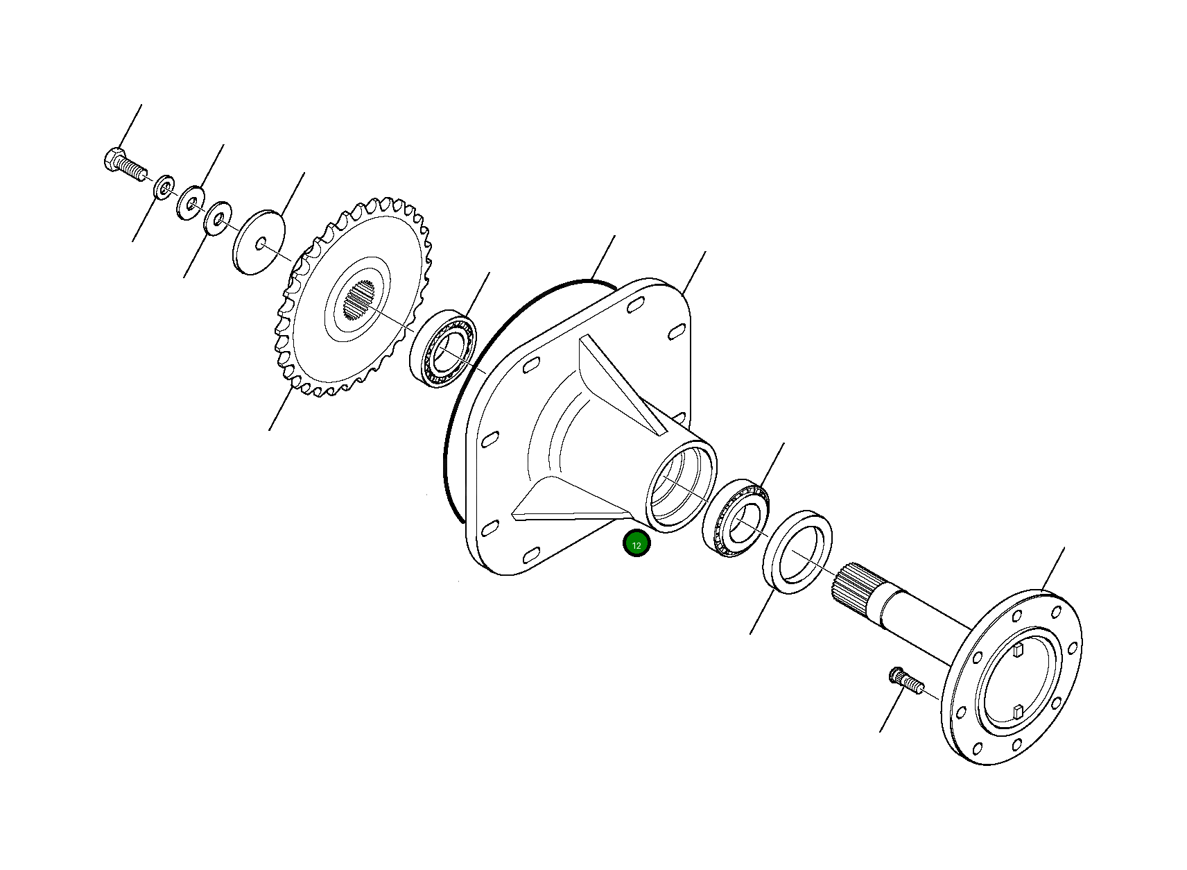 Кольцо уплотнительное (O-Ring) 855021453 Komatsu