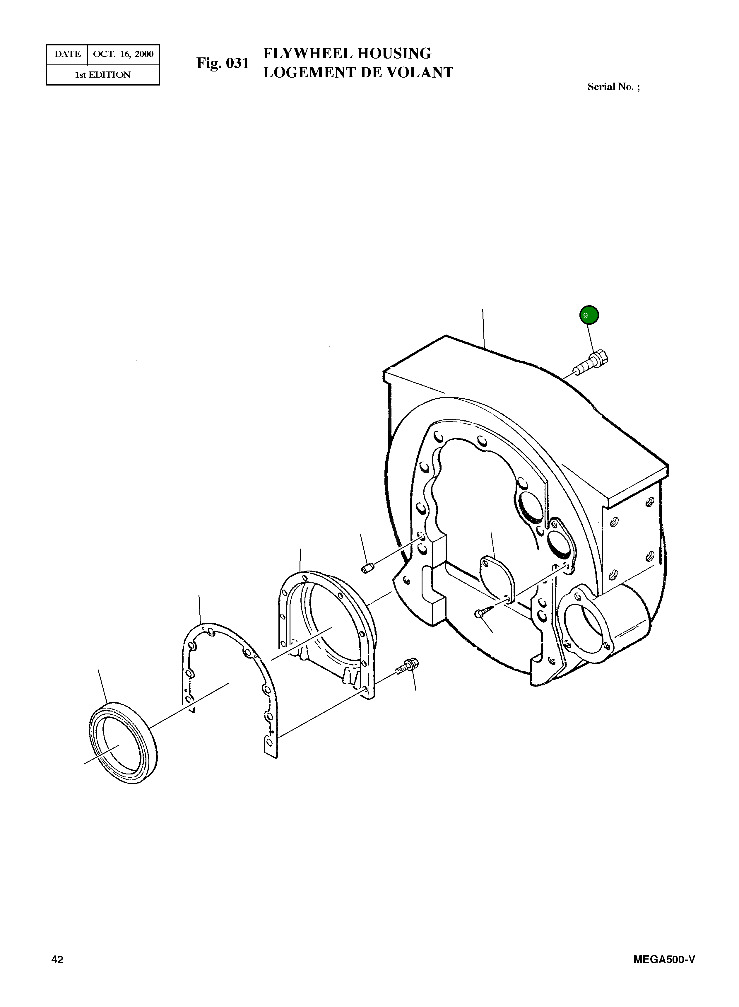 Болт 3048353 Komatsu