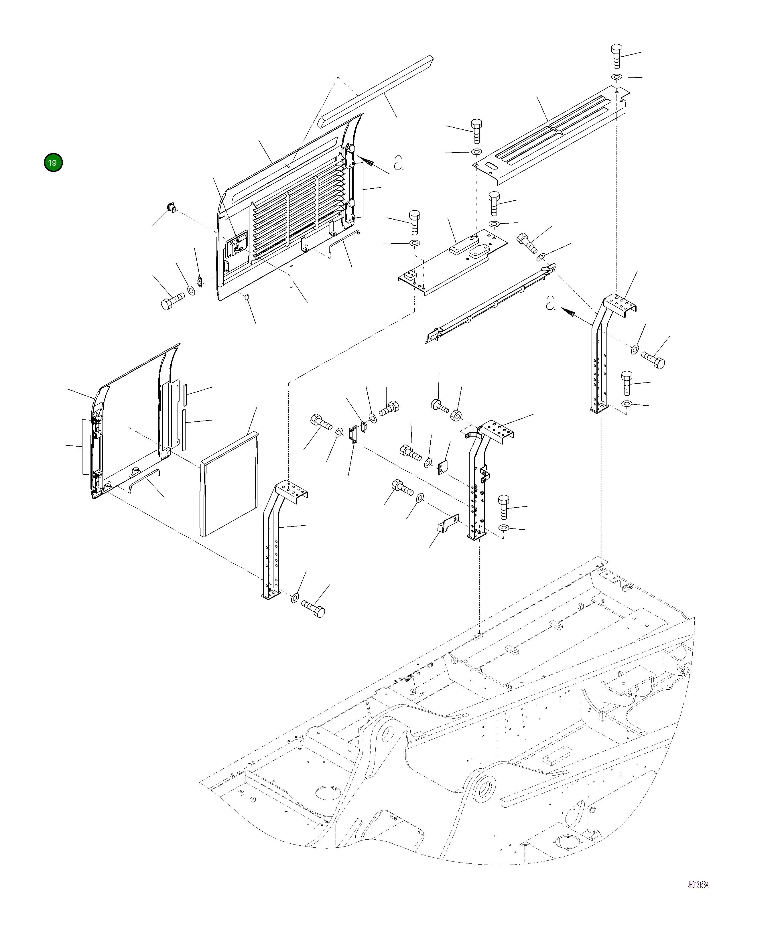 Крышка 2A7-54-A1610 Komatsu