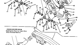 Механизм подъёма отвала в сборе 234-71-00010 Komatsu