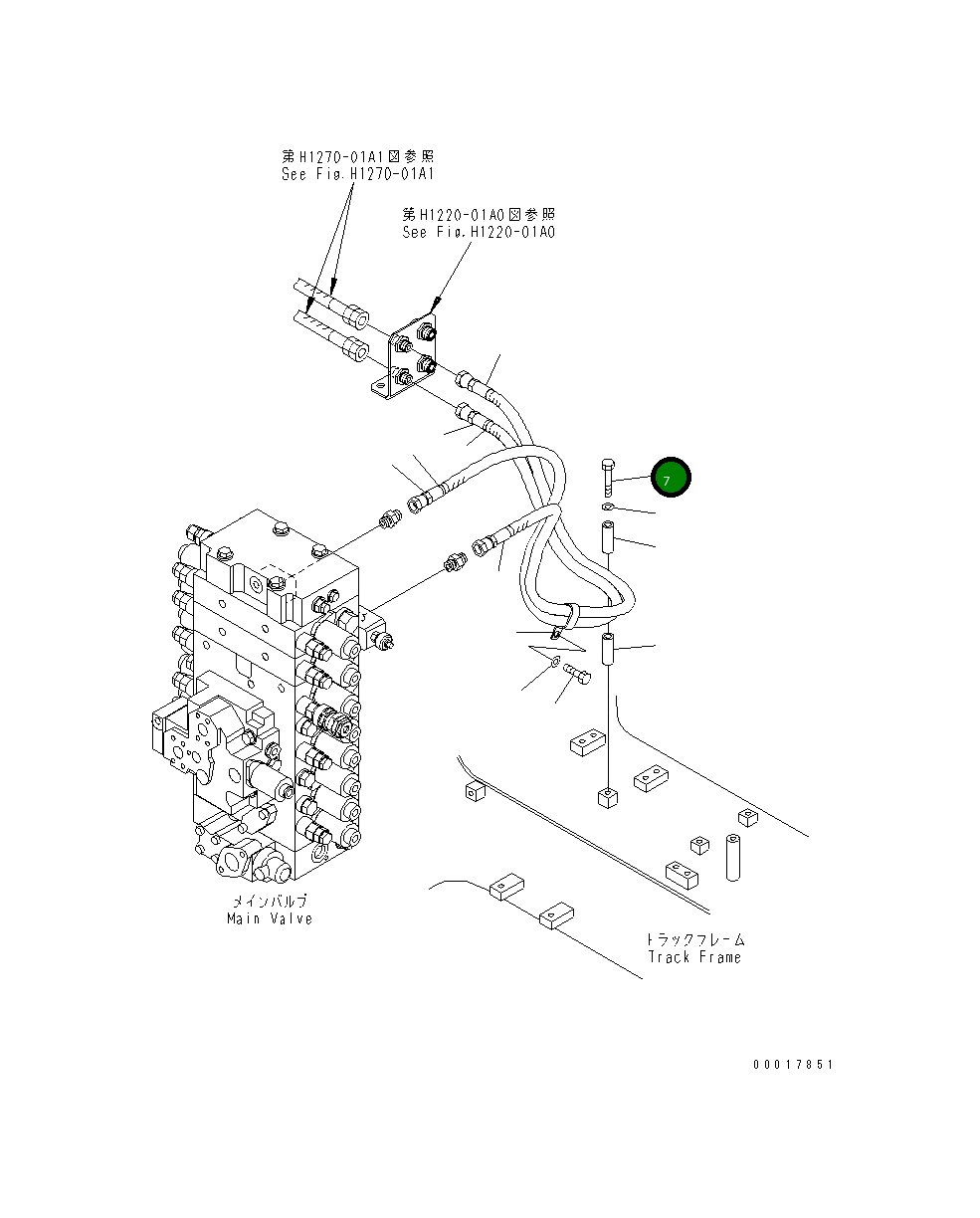 Болт 01011-81245 Komatsu