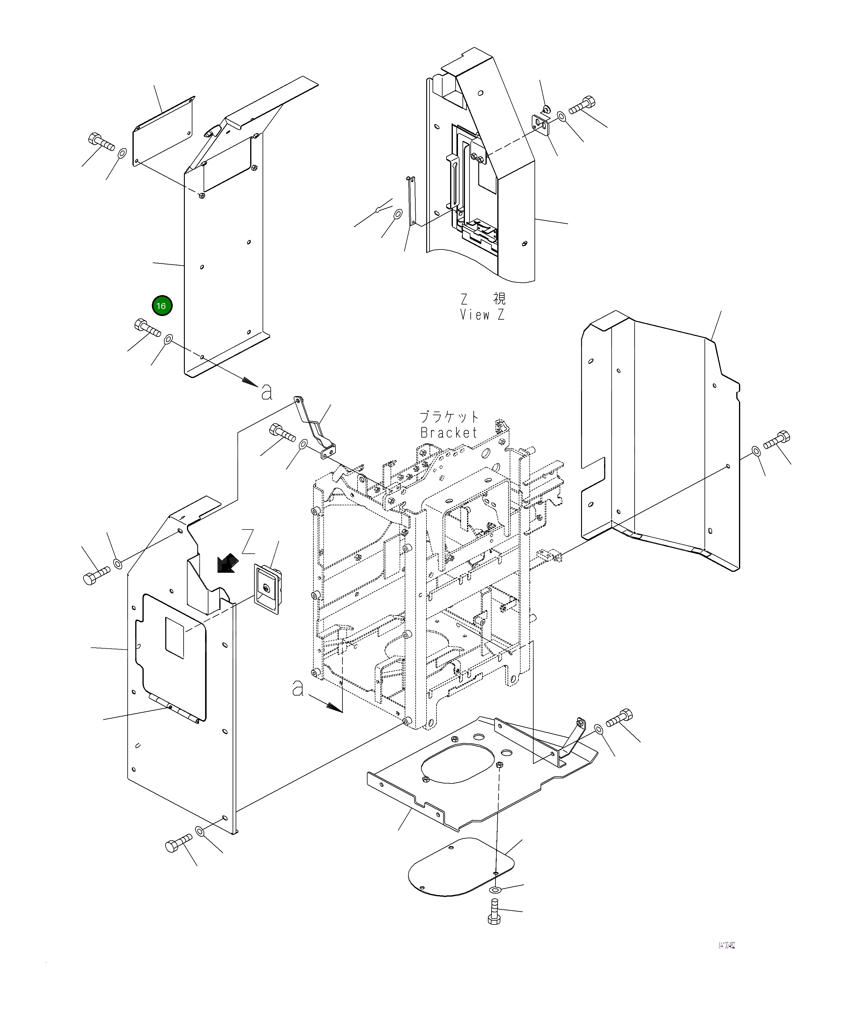Крышка 421-43-67931  Komatsu