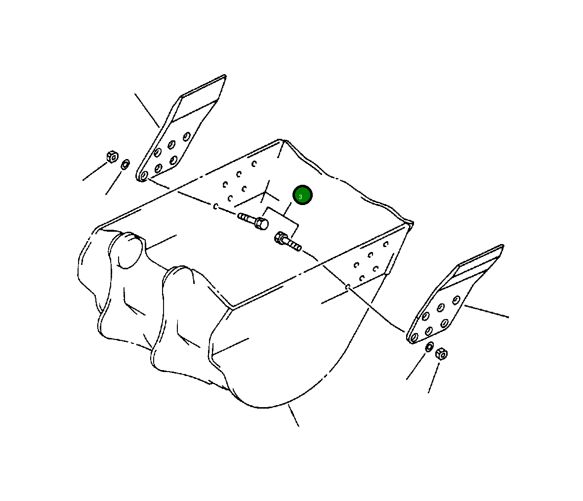 Болт 209-70-14210 Komatsu