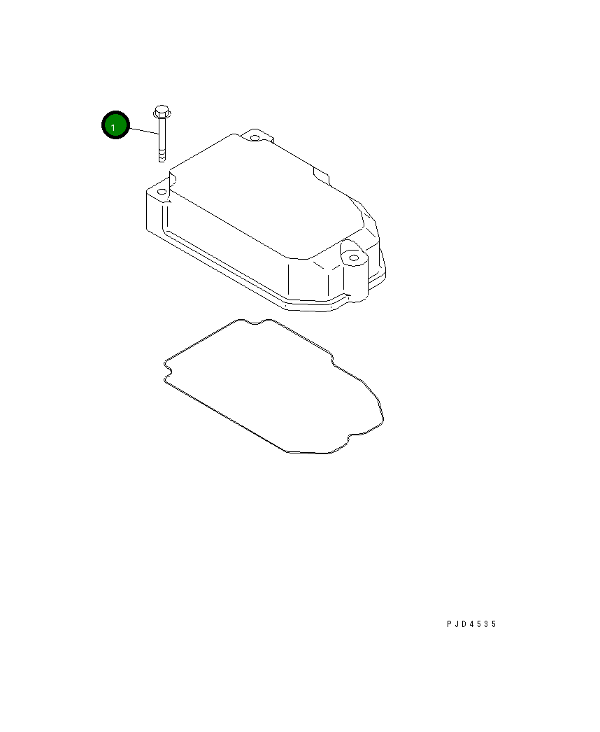Болт 01435-00855 Komatsu