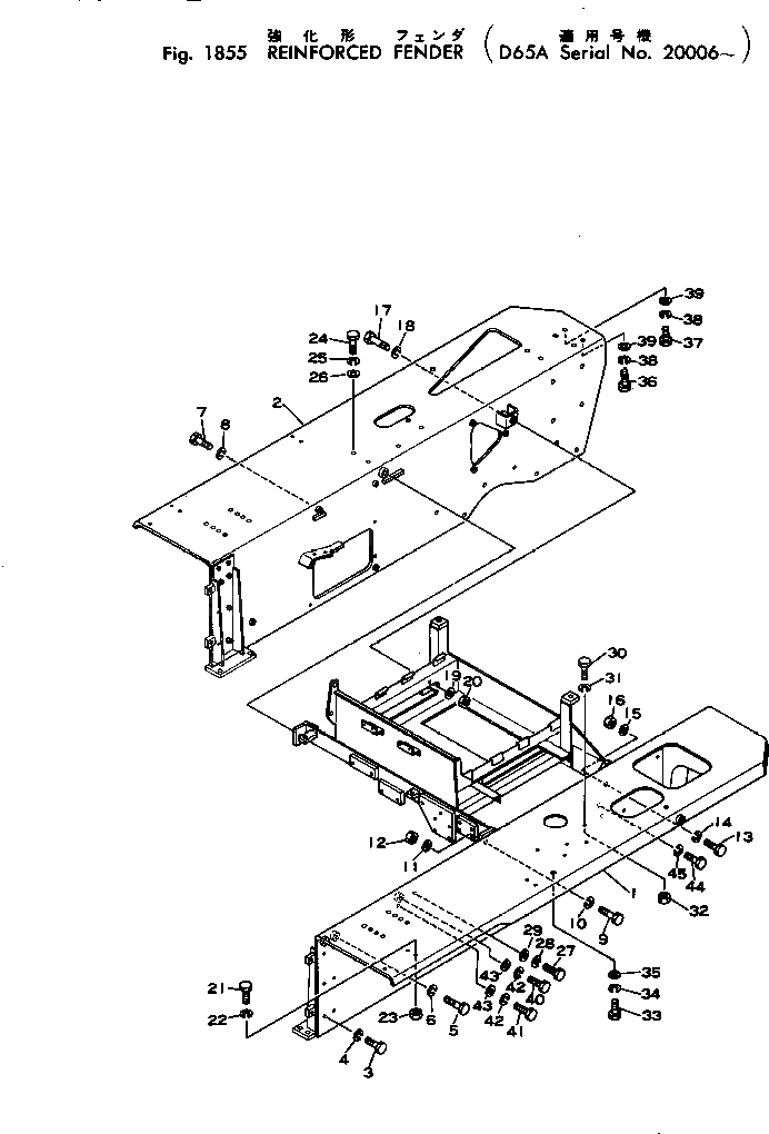 Болт 01000-31495 Komatsu