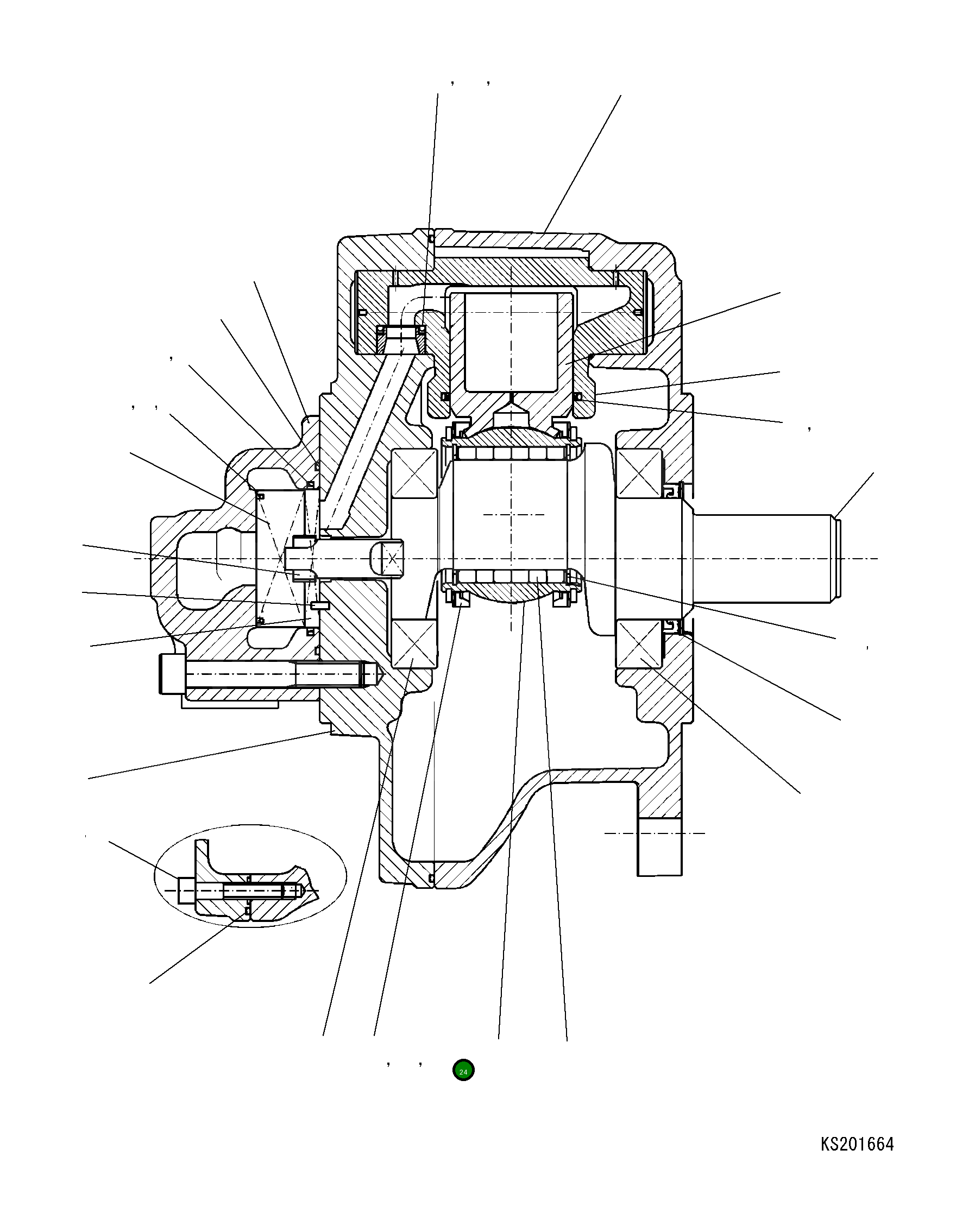 Кольцо 22A-62-KF140 Komatsu