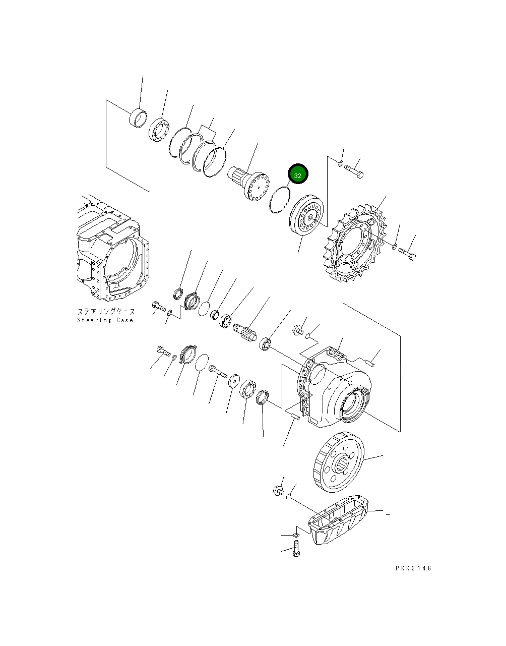 Кольцо уплотнительное (O-Ring) 708-18-12140  Komatsu
