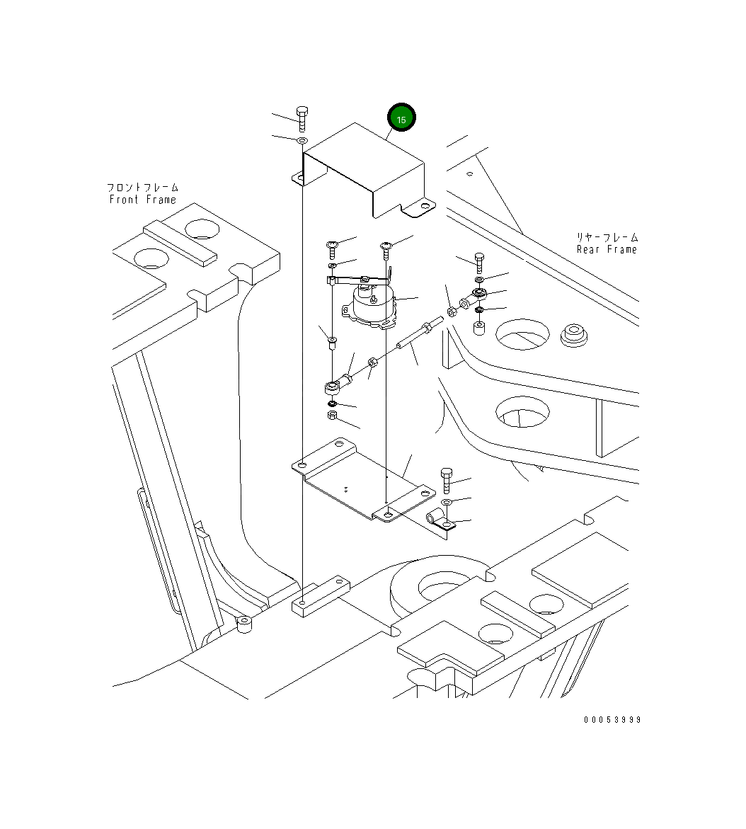 Крышка 23B-06-61710 Komatsu
