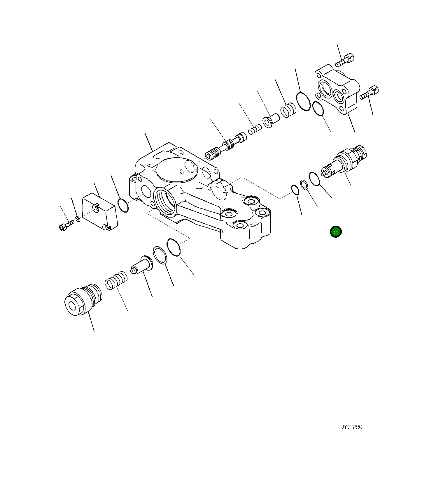 Кольцо уплотнительное (O-Ring) 7092511390 Komatsu