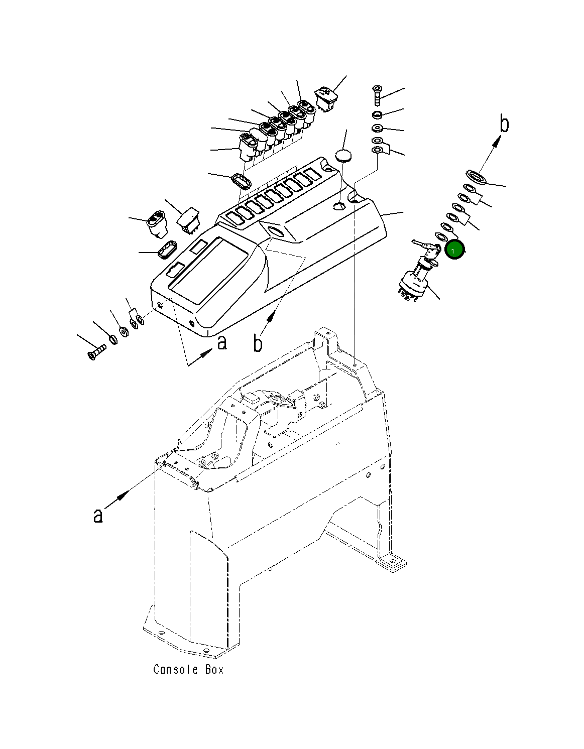 Крышка 23B-43-81812 Komatsu
