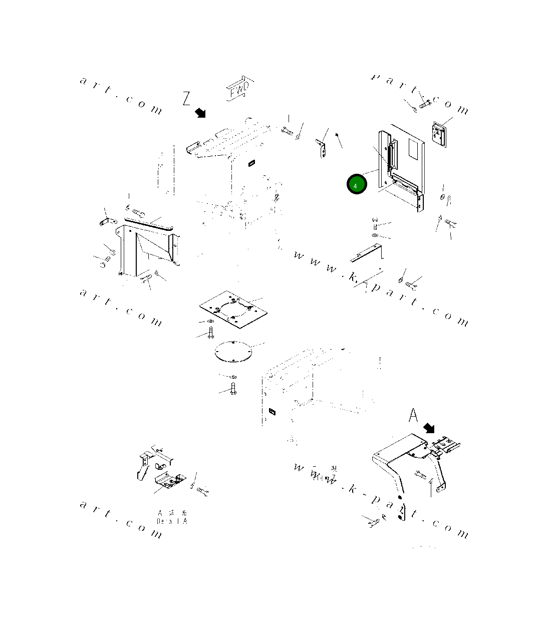 Крышка 419-02-62681 Komatsu