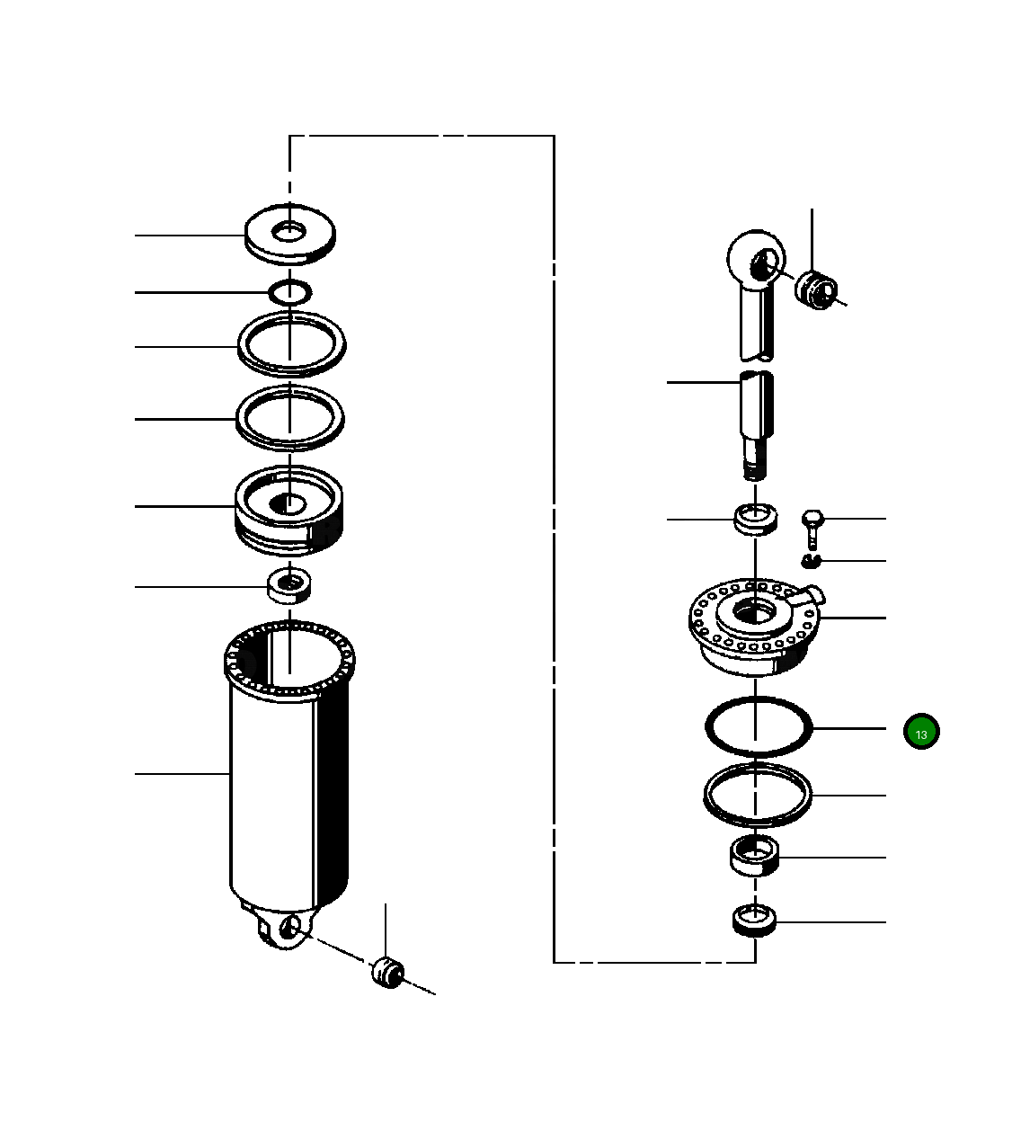 Кольцо уплотнительное (O-Ring) 63 807 Komatsu