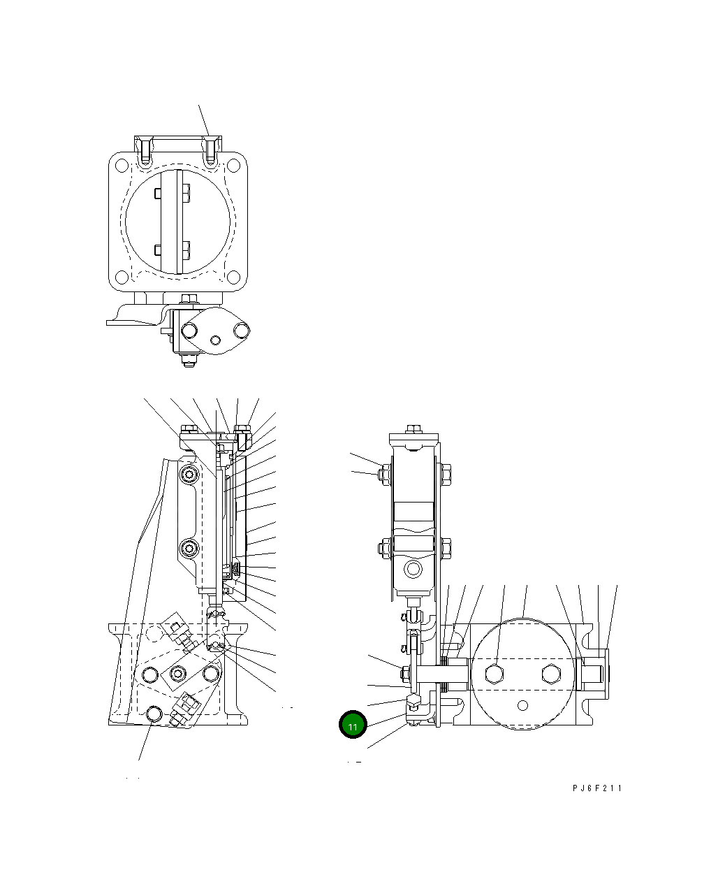 Болт JK1100-0760 Komatsu
