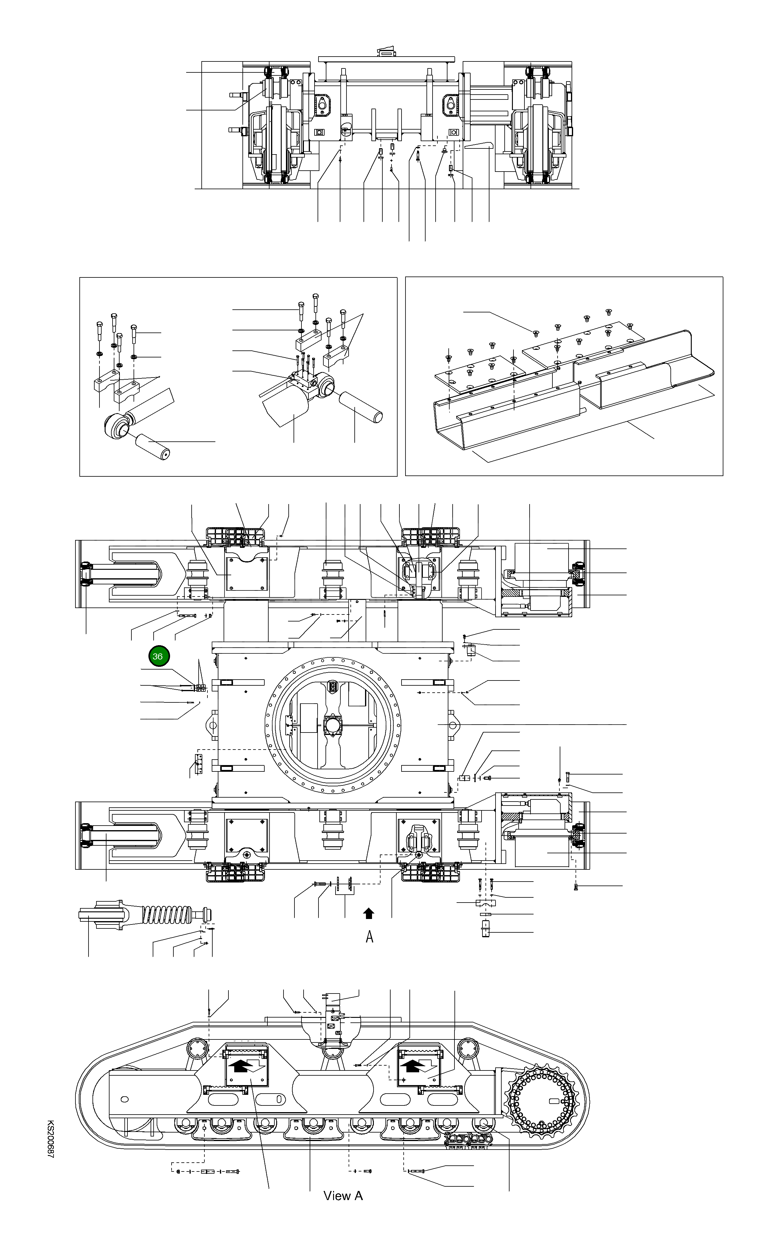 Болт 208-30-KB570  Komatsu