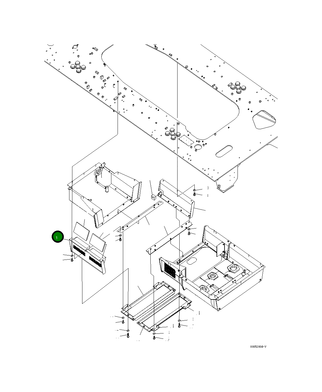 Крышка 21T-54-34811 Komatsu
