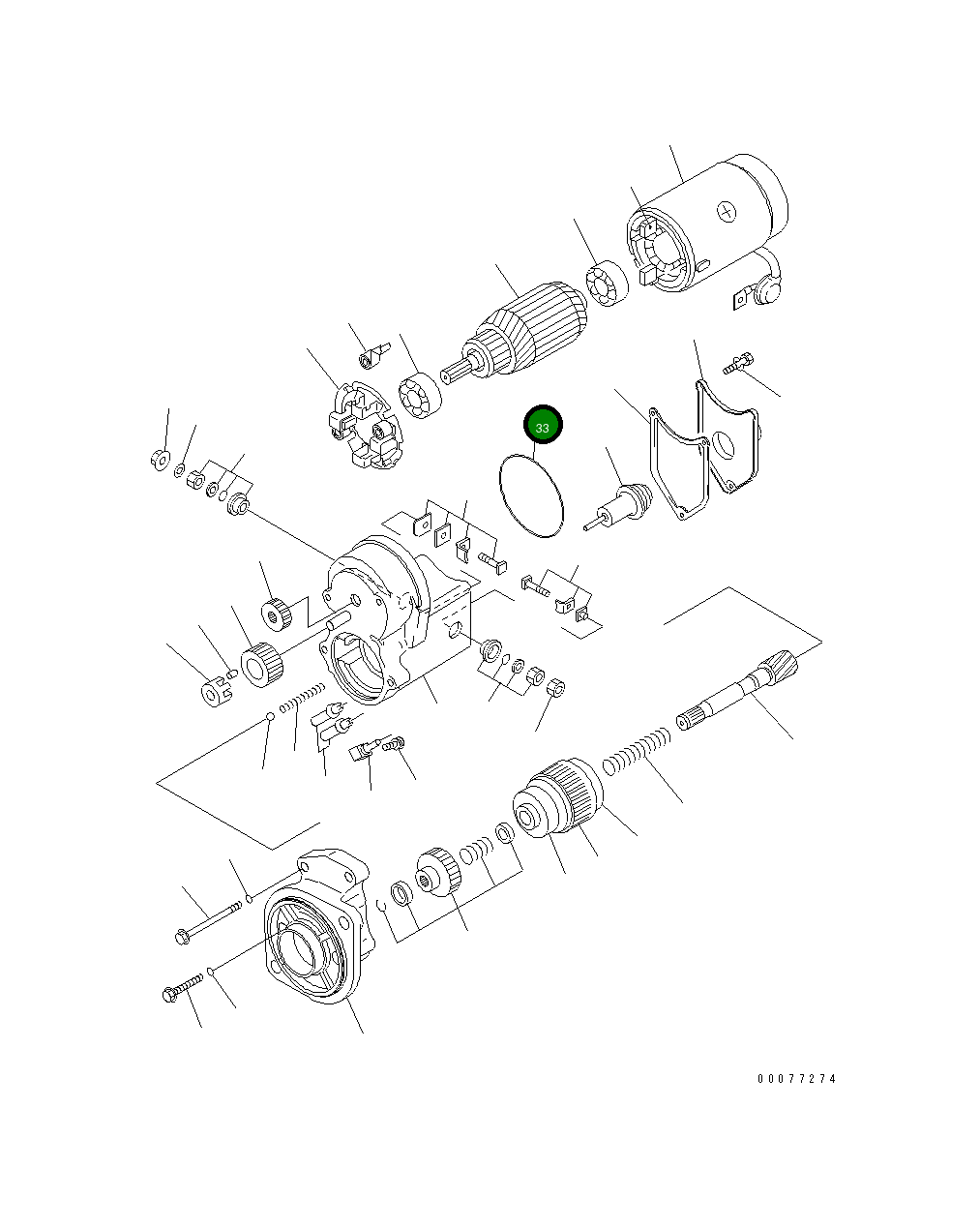 Кольцо уплотнительное (O-Ring) ND949140-4620 Komatsu