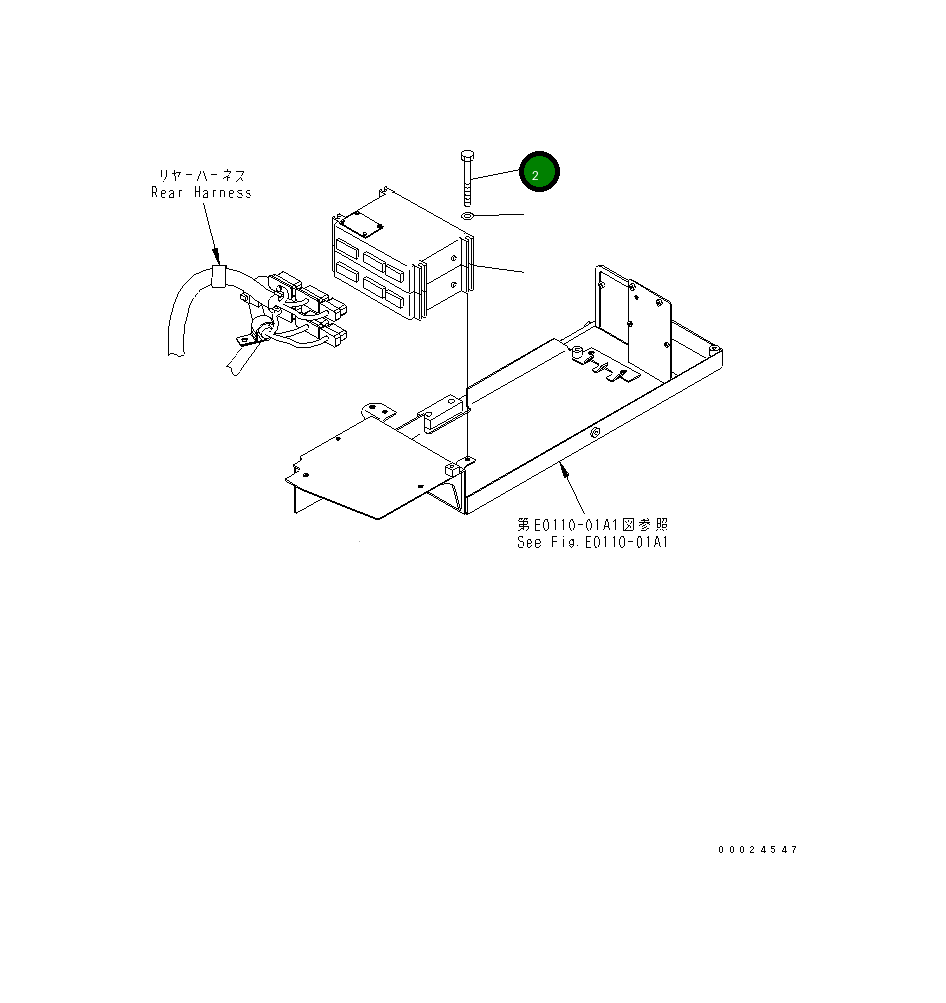 Болт 6217-61-3840 Komatsu