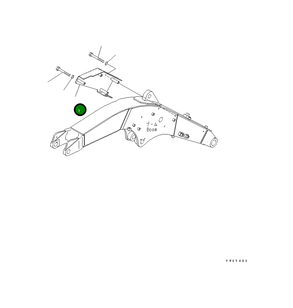 Крышка 22F-959-1270 Komatsu